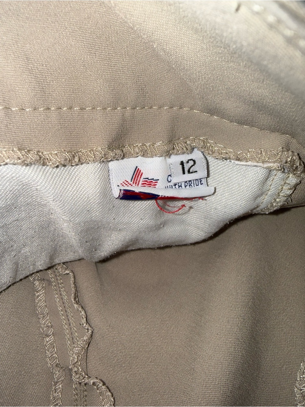 Girls Tailored sportsman sock bottom breeches. Size 12 - Picture 3 of 3